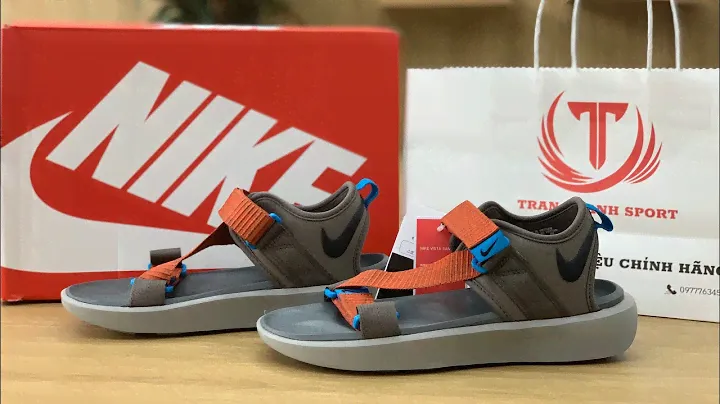 Dép Nike Vista màu hồng xám lên chân bảnh quá
