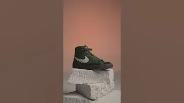 Nike Blazer Mid ‘77 Vintage Army Olive / Summit White / Campfire Orange