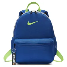 Рюкзак детский Nike Brasilia JDI мужской на молнии синий BA5559-480