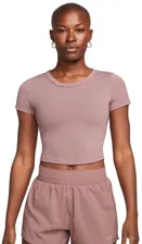 Женская теннисная футболка Nike One Fitted Dri-Fit Short Sleeve Top - Розовый