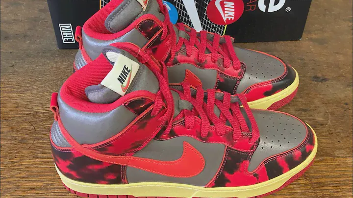 Nike Dunk High 1985 Red Acid Wash Unboxing Review and Thoughts