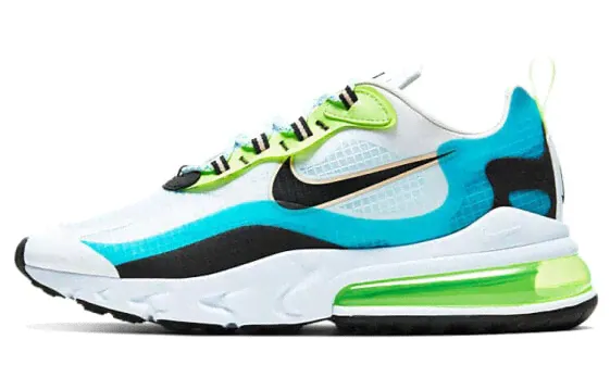 Кроссовки мужские Nike Air Max 270 React SE бело-зеленые-4