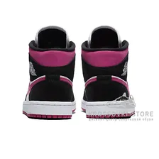Женские Nike Air Jordan 1 Mid Black/Fuchsia/White